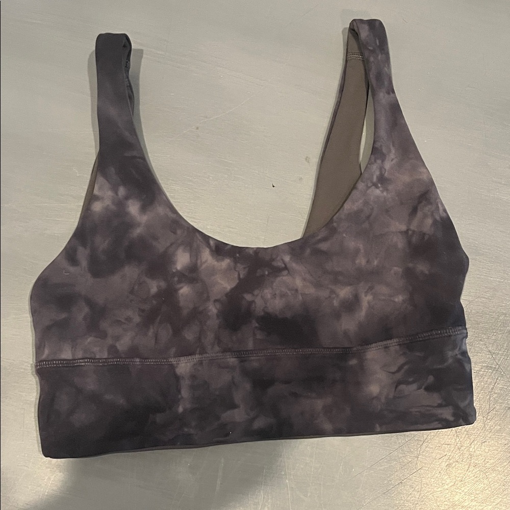 lululemon athletica reversible Black Tie-Dye Sports Bra